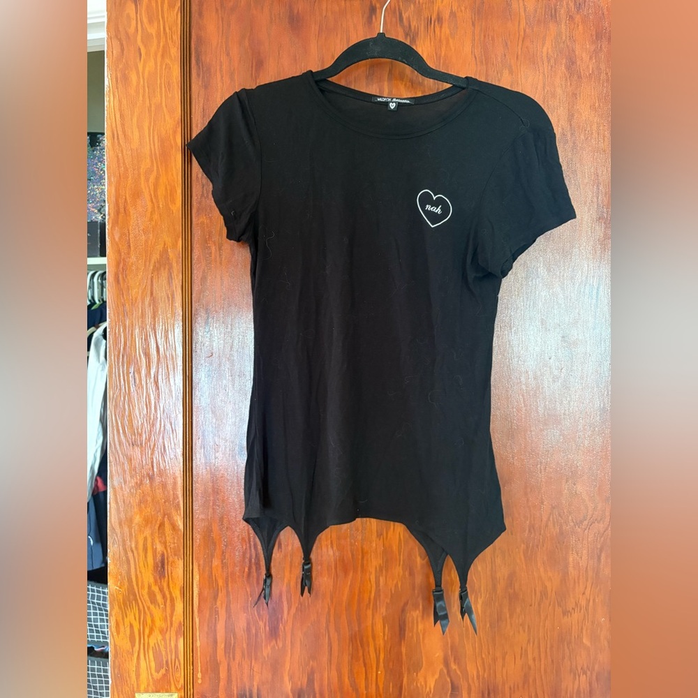Wildfox garter graphic tee